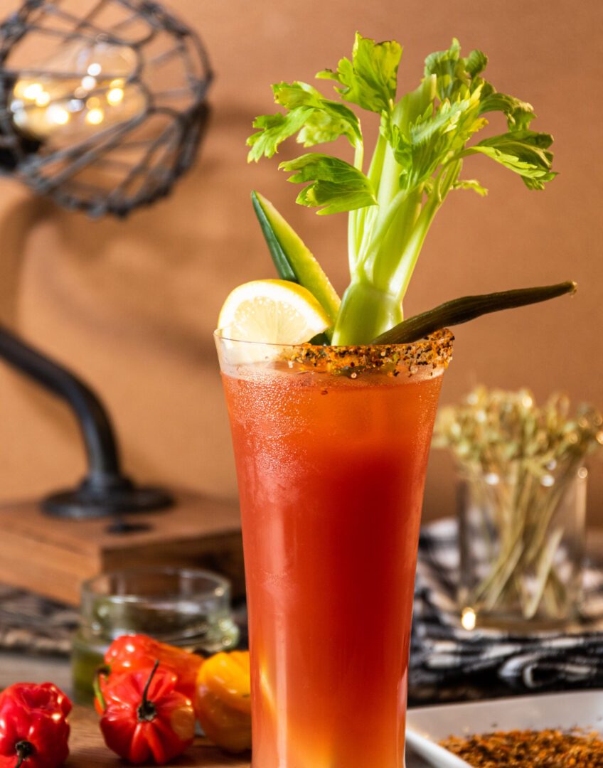 Cocktail Le Jules fait avec la vodka aux piments forts de Noroi Cocktail Le Jules, made with Noroi's hot pepper vodka