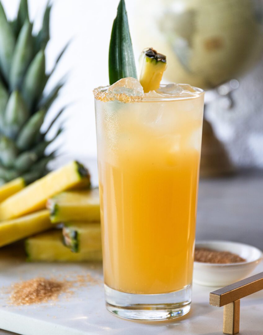 Recette cocktail sans alcool au goût exotique et fait avec notre délicieux rhum sans alcool