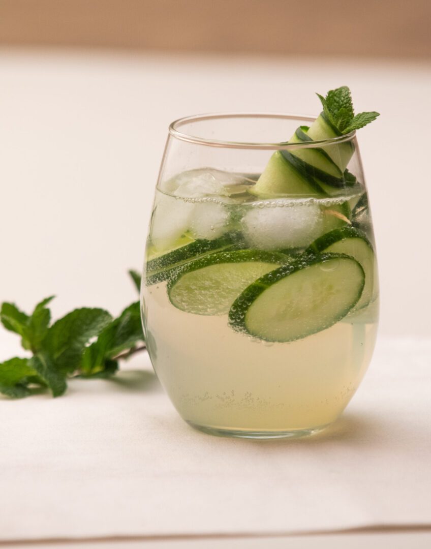 Recette cocktail Fleur de concombre fait avec dry gin Noroi