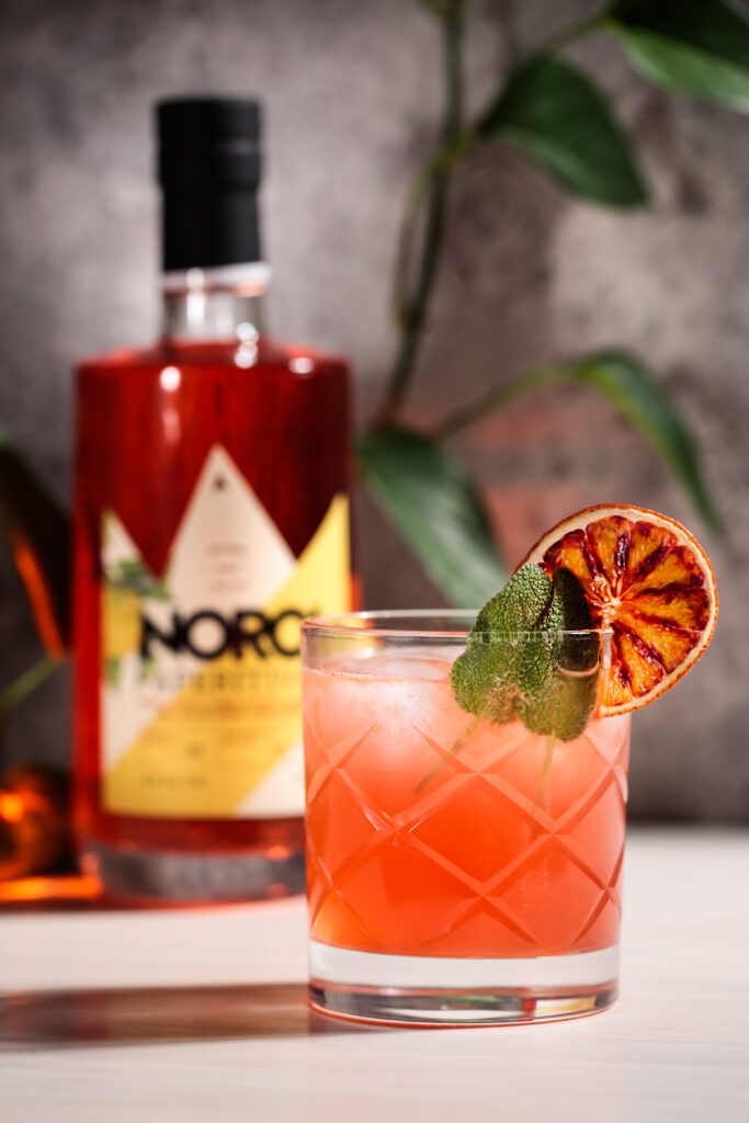 Blood orange Old Fashioned - Distillerie Noroi