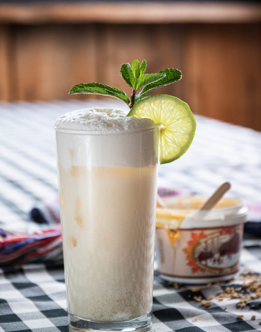 Recette cocktail Ramos à l'érable Noroi