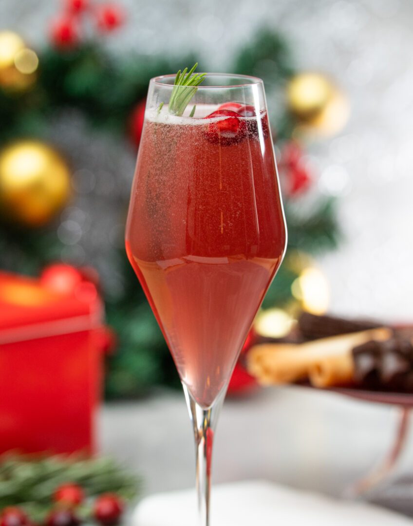 Recette cocktail Couronne de Noël avec le dry gin Noroi