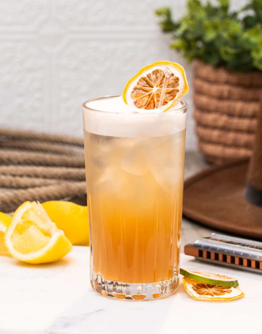 Recette cocktail sans alcool Country Sour, fait avec l'Esprit-du-Tennessee Noroi