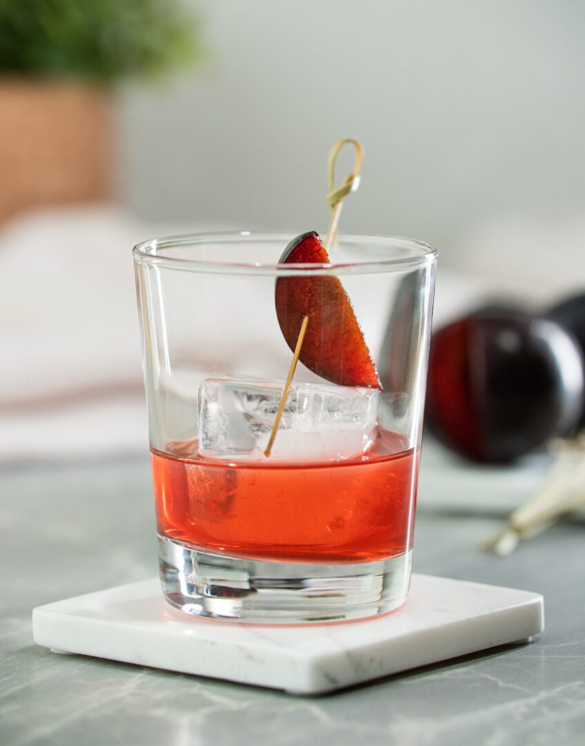 Recette cocktail La prune carré