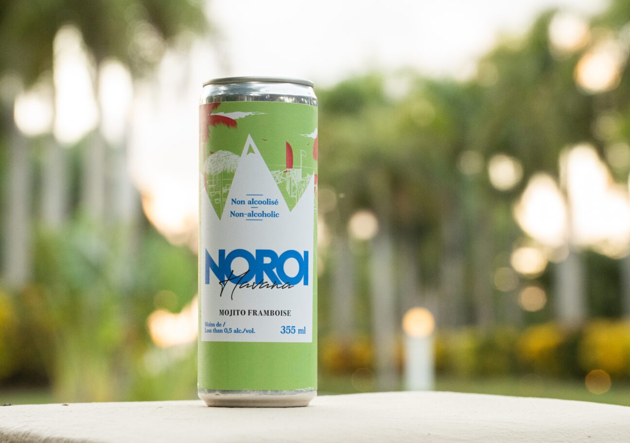 Havana: Prêt à boire sans alcool au mojito à la framboise Havana: non-alcoholic raspberry mojito ready to drink