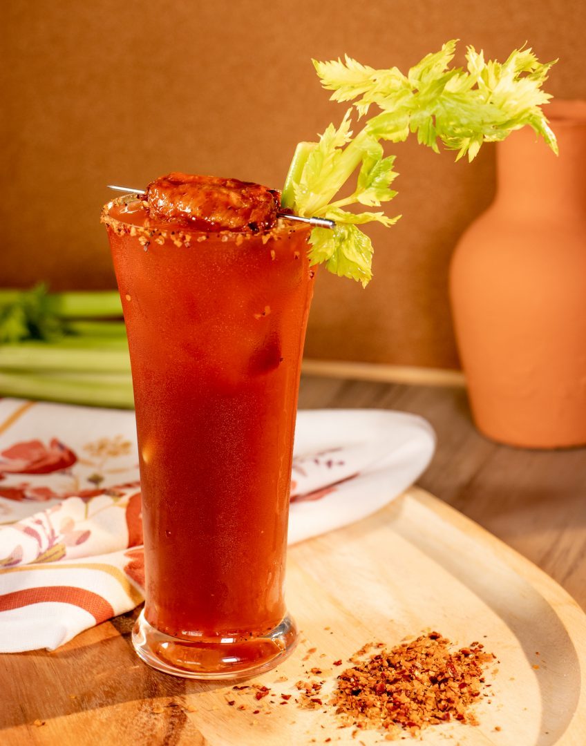 Recette cocktail Smoky Caesar