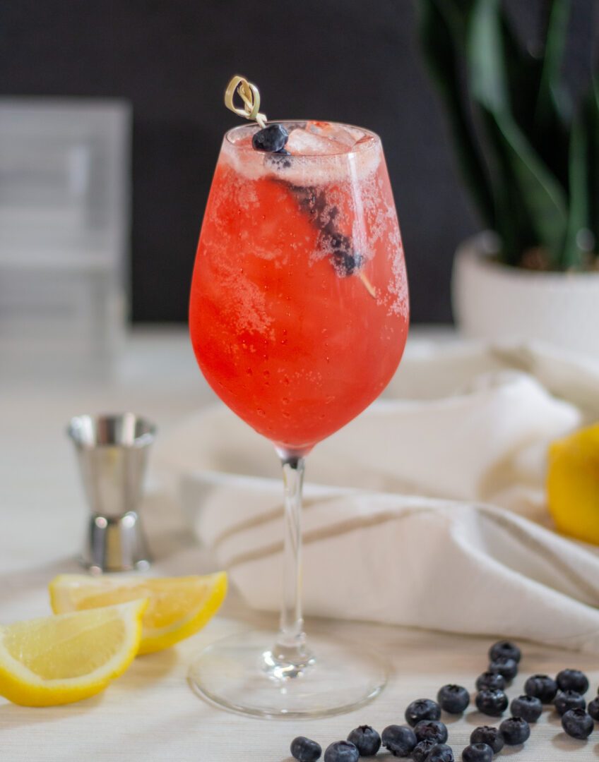 Recette cocktail Bliss sans alcool, fait avec l'Esprit-d'Italie Noroi